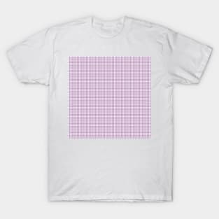 Lilac Gingham Check T-Shirt